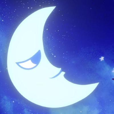 Avatar de Jorge: una luna en un cielo estrellado